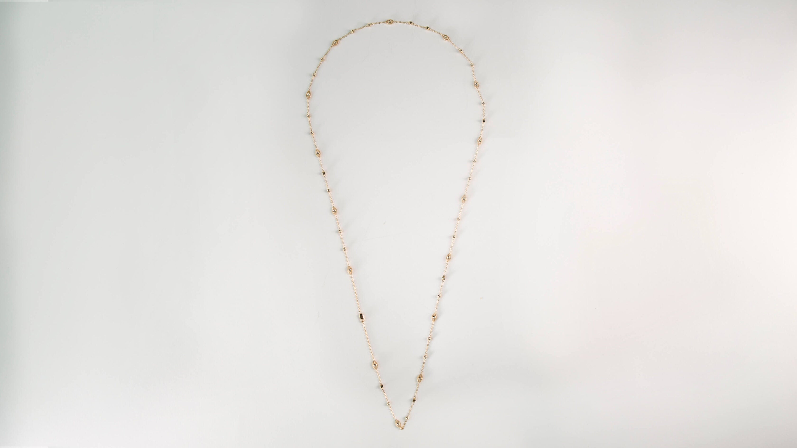 Womens Yellow Gold Low Hang Necklace
