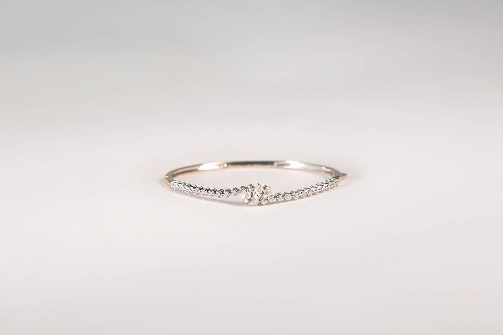 White Gold Bangle