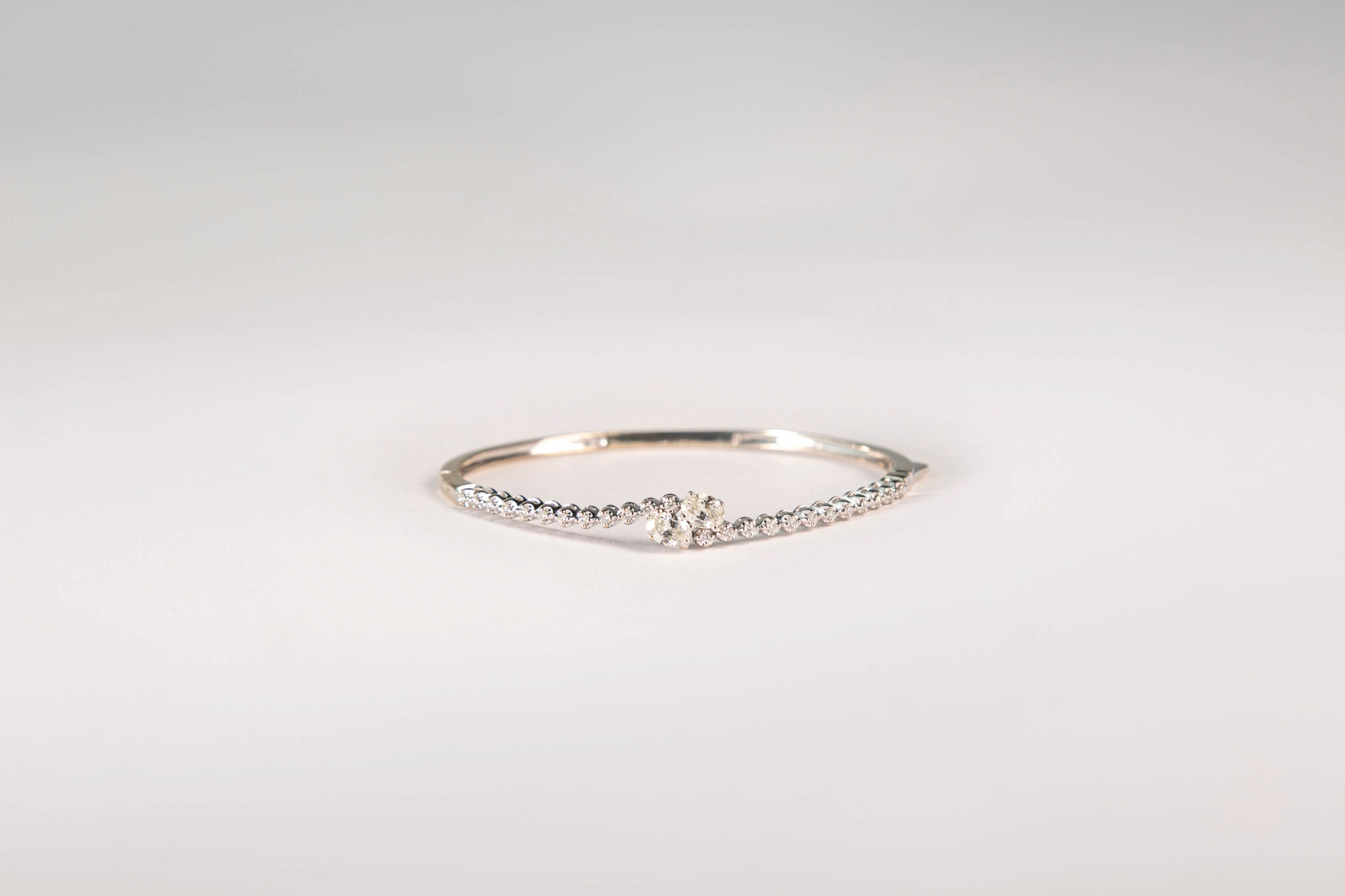 White Gold Bangle